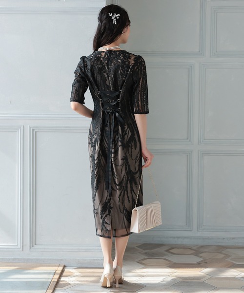 haremode（ハレモード）の「結婚式 お呼ばれ 謝恩会 成人式 対応 クラッチ サテンプリーツ チェーン付き2WAY パーティ オケージョン バッグ（クラッチバッグ・レディース・ベージュ/ブラック/シルバー・FREE）」の21枚目の写真