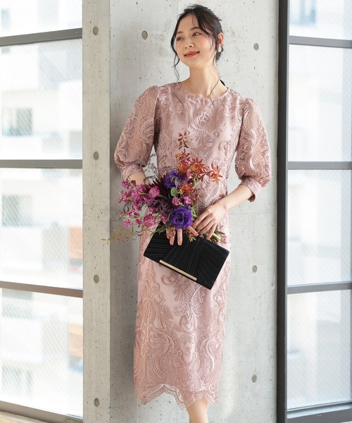 haremode（ハレモード）の「結婚式 お呼ばれ 謝恩会 成人式 対応 クラッチ サテンプリーツ チェーン付き2WAY パーティ オケージョン バッグ（クラッチバッグ・レディース・ベージュ/ブラック/シルバー・FREE）」の22枚目の写真