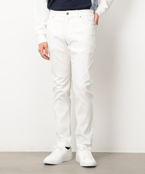 COMME CA ISM（コムサイズム）の「レーヨン ナイロン ストレッチ スキニーパンツ（その他パンツ・メンズ・ホワイト/チャコール/ベージュ/ブラック・SMALL/MEDIUM/LARGE/X-LARGE/X-SMALL）」の8枚目の写真