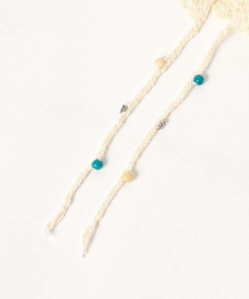 Ray BEAMS（レイビームス）の「ビーズ ボンネット（ニットキャップ/ビーニー・レディース・ブラック/ホワイト・ONE SIZE）」の8枚目の写真