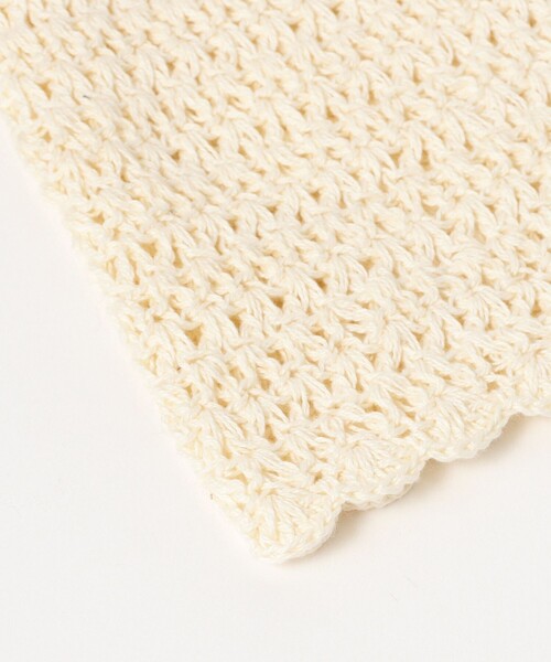 Ray BEAMS（レイビームス）の「ビーズ ボンネット（ニットキャップ/ビーニー・レディース・ブラック/ホワイト・ONE SIZE）」の9枚目の写真