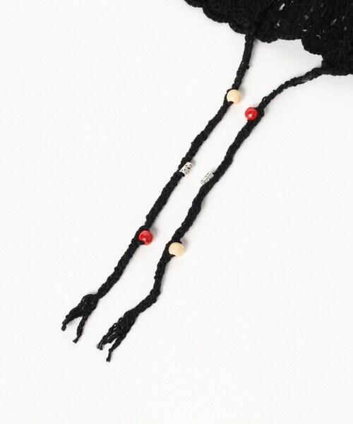 Ray BEAMS（レイビームス）の「ビーズ ボンネット（ニットキャップ/ビーニー・レディース・ブラック/ホワイト・ONE SIZE）」の11枚目の写真