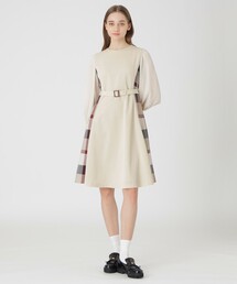 ✳︎クリーニング済み✳︎美品✳︎ブルーレーベル✳︎ワンピース✳︎ 極美品 ブルーレーベルクレストブリッジ ロングワンピース