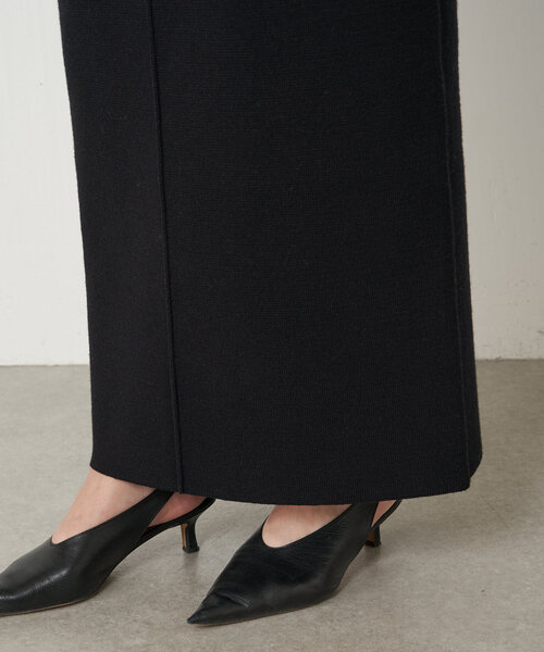 Jena espace merveilleux(ジェナ エスパスメルヴェイユ)の「リブニットIラインスカート(スカート・レディース・グレー/ブラック・FREE)」の15枚目の写真