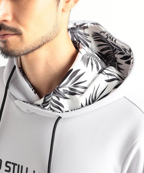 NICOLE CLUB FOR MEN（ニコルクラブフォーメン）の「【NICOLE SPORTS】ロゴプリントパーカー（パーカー・メンズ・シルバーグレー/オフホワイト/その他/カーキ・MEDIUM/LARGE/X-LARGE）」の12枚目の写真