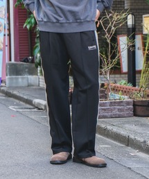 【THRASHER/スラッシャー】ジャガードテープ サイドライン ジャージワイドトラックパンツ