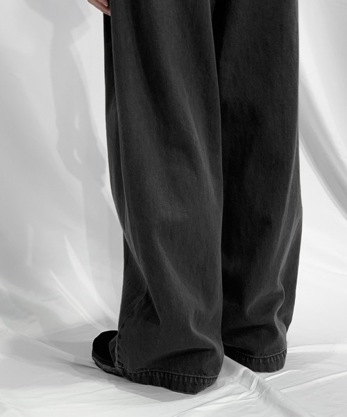 Toironier/トワロニエ/2Tuck Wide Pants size2 Toironier パンツ Toironier/トワロニエ/2tuck wide denim pants