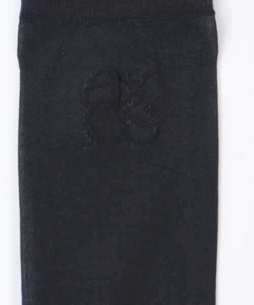 axes femme（アクシーズファム）の「ロゴ入りシアーハイソックス（ソックス/靴下・レディース・ホワイト/ブラック/グレー・FREE）」の21枚目の写真