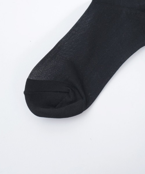 axes femme（アクシーズファム）の「ロゴ入りシアーハイソックス（ソックス/靴下・レディース・ホワイト/ブラック/グレー・FREE）」の22枚目の写真