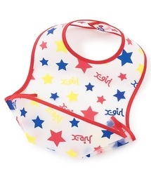 X-girl Stages | ロゴ&スター総柄お食事スタイ(その他ベビー用品)