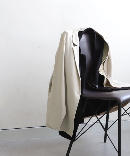 antiqua（アンティカ）の「レイヤードジャケット（テーラードジャケット・レディース・ブラック/ホワイト系その他・ONESIZE）」の15枚目の写真