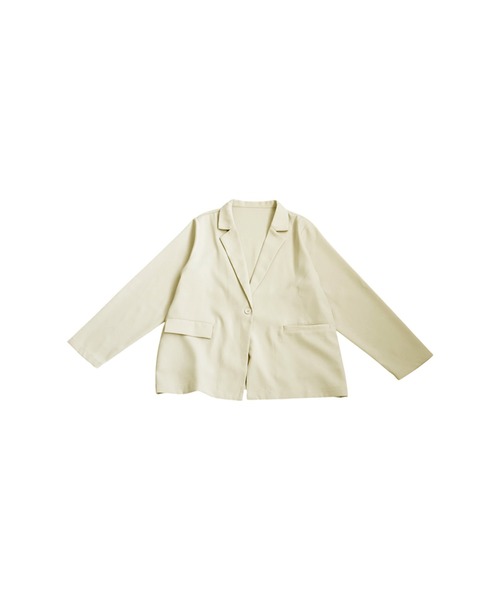 antiqua（アンティカ）の「レイヤードジャケット（テーラードジャケット・レディース・ブラック/ホワイト系その他・ONESIZE）」の17枚目の写真