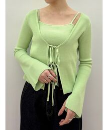 LAGUNAMOON | リボンデザインニットアンサンブル(アンサンブル)