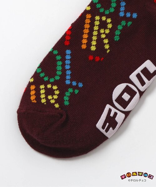 BREEZE(ブリーズ)の「チロルチョコ×ブリーズCHOCOソックス(キッズ~大人サイズ)(ソックス/靴下・キッズ・ブルー/オフホワイト/ブラック/ブラウン/レインボー・15 /18/21/24/27)」の15枚目の写真