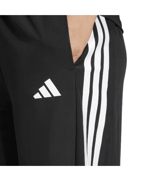 adidas(アディダス)の「アディダス adidas トレイン エッセンシャルズ スリーストライプス ウーブンパンツ(その他パンツ・レディース・ブラック/ライトグレー・M/L/S)」の4枚目の写真