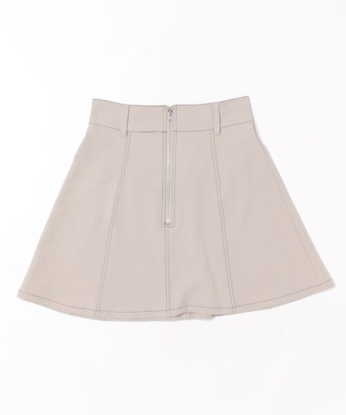 REDYAZEL（レディアゼル）の「【セットアップ可能】バイカラーステッチフレアミニスカート（スカート・レディース・ベージュ/ネイビー/ブルー・SMALL/MEDIUM）」の22枚目の写真