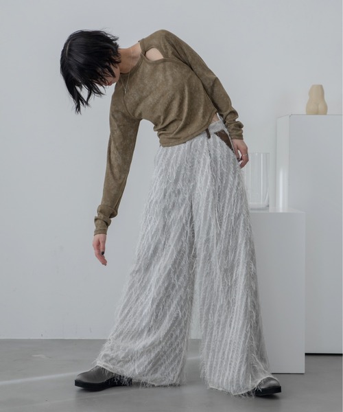 juemi 樹理さん　フリンジパンツ フリンジパンツ（その他パンツ）｜OWNth（オンス）の
