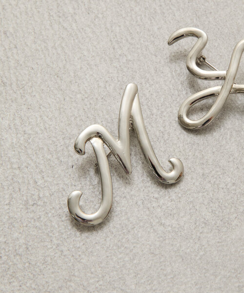 mystic（ミスティック）の「[Eau]alphabet brooch（ブローチ/コサージュ・レディース・シルバー系その他/シルバー系その他2・ONE SIZE）」の2枚目の写真