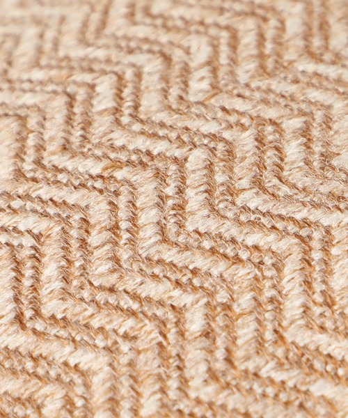 14+(イチヨンプラス)の「HERRINGBONE HANTING(ハンチング/ベレー帽・レディース・ブラック/ベージュ/グレー・M)」の10枚目の写真