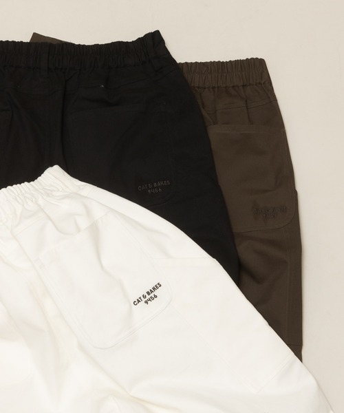 meeny miny（ミーニーマイニー）の「【meeny miny】〈CAT&BAKES 9456〉コラボ Bakeryパンツ（その他パンツ・レディース・ホワイト/ブラック/カーキ・MEDIUM/LARGE）」の20枚目の写真