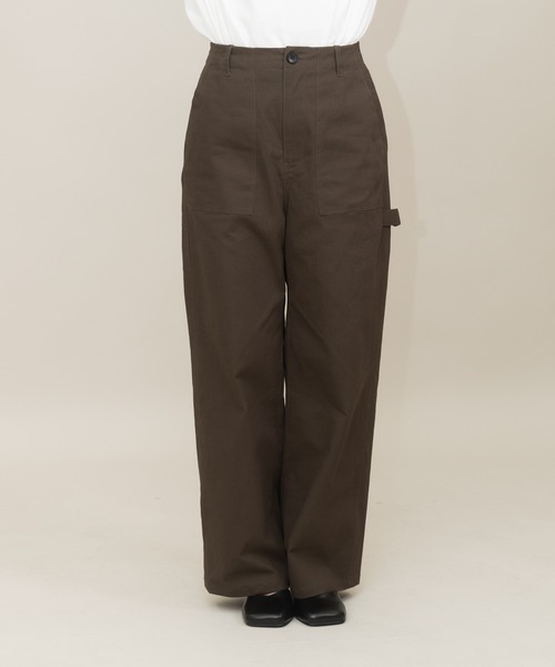 meeny miny（ミーニーマイニー）の「【meeny miny】〈CAT&BAKES 9456〉コラボ Bakeryパンツ（その他パンツ・レディース・ホワイト/ブラック/カーキ・MEDIUM/LARGE）」の7枚目の写真