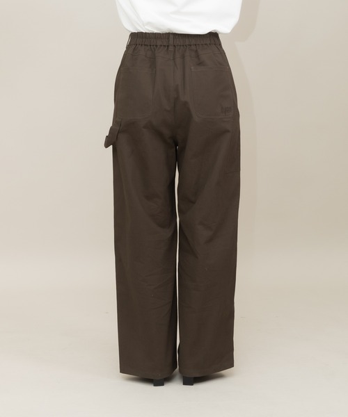 meeny miny（ミーニーマイニー）の「【meeny miny】〈CAT&BAKES 9456〉コラボ Bakeryパンツ（その他パンツ・レディース・ホワイト/ブラック/カーキ・MEDIUM/LARGE）」の5枚目の写真