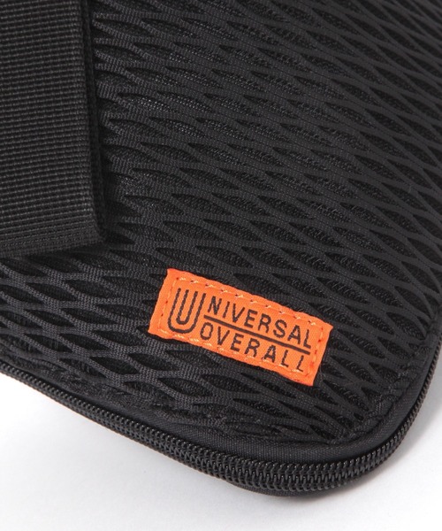 UNIVERSAL OVERALL（ユニバーサルオーバーオール）の「【UNIVERSAL OVERALL】別注ピラミッド ショルダーポーチ（ショルダーバッグ・メンズ・グレー/ブラック・FREE）」の12枚目の写真