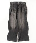KHOKI（コッキ）の「Pleat-design denim pants（デニムパンツ）」 - WEAR