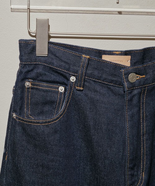 TODAYFUL（トゥデイフル）の「【TODAYFUL/トゥデイフル】Cary's Denim/デニム（デニムパンツ・レディース・ブルー/インディゴブルー・26inch/25inch/24inch/23inch）」の5枚目の写真