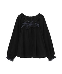 PINK HOUSE（ピンクハウス）の「水玉ロータリープリント使いカットソー（Tシャツ/カットソー）」