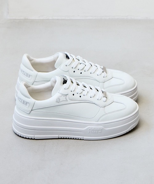 HIMIKO（ヒミコ）の「【HIMIKO】厚底コートソールスニーカー【VENERE （ヴェネレ）】/607003（スニーカー・レディース・ゴールド/ブラック/アイボリー・35/36/37/38/39）」の2枚目の写真