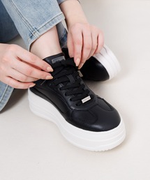 HIMIKO ブラック スニーカー 24cm HIMIKO スニーカー 「HIMIKO」7.5cmヒールアップスニーカー