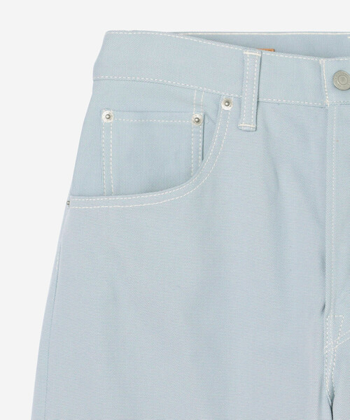 SCYE BASICS（サイベーシックス）の「SCYE BASICS | ストレッチコットンダック ワイドパンツ MEN（デニムパンツ・メンズ・ブラック/ライトブルー・30/31）」の8枚目の写真