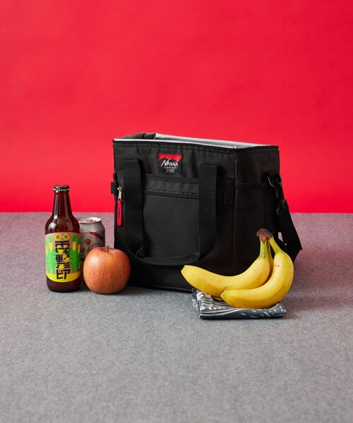 NANGA（ナンガ）の「NANGA × FREAK'S STORE/ナンガ × フリークスストア 別注 SOFT COOLER 10L ソフトクーラー 10L（アウトドアグッズ・メンズ・ブラック/グレー・ONE SIZE）」の3枚目の写真