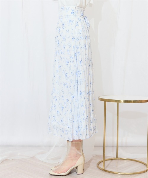 WILLSELECTION（ウィルセレクション）の「ランダムプリーツフラワースカート（スカート・レディース・ブルー/ネイビー/ピンク・FREE）」の15枚目の写真