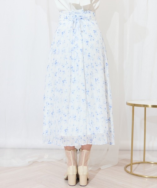 WILLSELECTION（ウィルセレクション）の「ランダムプリーツフラワースカート（スカート・レディース・ブルー/ネイビー/ピンク・FREE）」の16枚目の写真