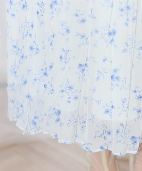 WILLSELECTION（ウィルセレクション）の「ランダムプリーツフラワースカート（スカート・レディース・ブルー/ネイビー/ピンク・FREE）」の18枚目の写真