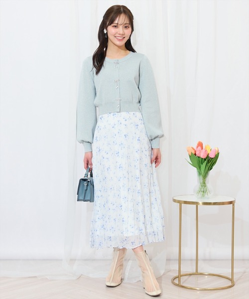 WILLSELECTION（ウィルセレクション）の「ランダムプリーツフラワースカート（スカート・レディース・ブルー/ネイビー/ピンク・FREE）」の20枚目の写真