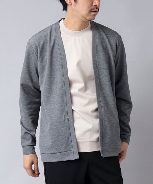 NOLLEY’S(ノーリーズ)の「【ACTIVE SECT】《限定展開》ウォッシャブルカーディガン 25SS(カーディガン/ボレロ・メンズ・ブルー系その他/ネイビー/グレー・S/M/L/XL)」の2枚目の写真