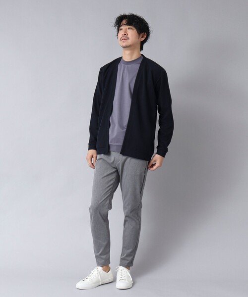 NOLLEY’S(ノーリーズ)の「【ACTIVE SECT】《限定展開》ウォッシャブルカーディガン 25SS(カーディガン/ボレロ・メンズ・ブルー系その他/ネイビー/グレー・S/M/L/XL)」の21枚目の写真