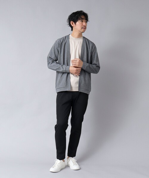 NOLLEY’S(ノーリーズ)の「【ACTIVE SECT】《限定展開》ウォッシャブルカーディガン 25SS(カーディガン/ボレロ・メンズ・ブルー系その他/ネイビー/グレー・S/M/L/XL)」の9枚目の写真