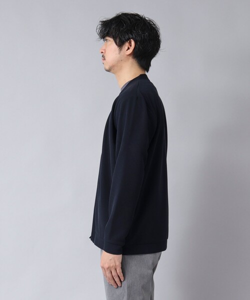 NOLLEY’S(ノーリーズ)の「【ACTIVE SECT】《限定展開》ウォッシャブルカーディガン 25SS(カーディガン/ボレロ・メンズ・ブルー系その他/ネイビー/グレー・S/M/L/XL)」の13枚目の写真