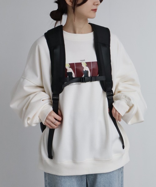 GERRY（ジェリー）の「【GERRY/ジェリー】ワンポイント刺繍ロゴ バックパック (容量：約32L)（バックパック/リュック・メンズ・ブラック/ブラック系その他・FREE）」の3枚目の写真