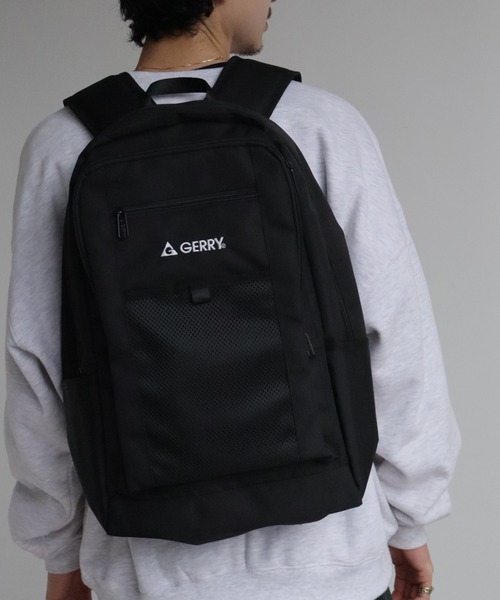 GERRY（ジェリー）の「【GERRY/ジェリー】ワンポイント刺繍ロゴ バックパック (容量：約32L)（バックパック/リュック・メンズ・ブラック/ブラック系その他・FREE）」の10枚目の写真