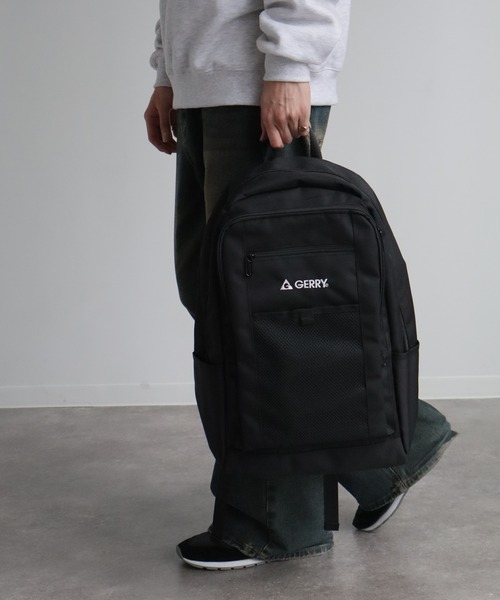 GERRY（ジェリー）の「【GERRY/ジェリー】ワンポイント刺繍ロゴ バックパック (容量：約32L)（バックパック/リュック・メンズ・ブラック/ブラック系その他・FREE）」の12枚目の写真