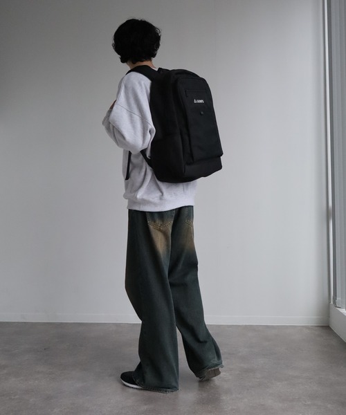 GERRY（ジェリー）の「【GERRY/ジェリー】ワンポイント刺繍ロゴ バックパック (容量：約32L)（バックパック/リュック・メンズ・ブラック/ブラック系その他・FREE）」の13枚目の写真