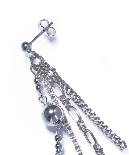 quip queint(クイップクエイント)の「【quip queint】bowling asymmetry pierce/ボウリング アシンメトリー ピアス QU162(ピアス(両耳用)・レディース・シルバー・FREE)」の5枚目の写真