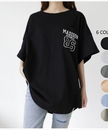 バックプリントロゴTシャツ