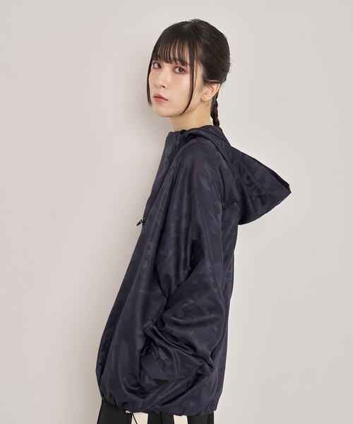 Nora Lily(ノラリリー)の「【Nora Lily】Shadow Camouflage Pattern Blouson(ナイロンジャケット・メンズ・カーキ/ホワイト/ネイビー・FREE)」の18枚目の写真
