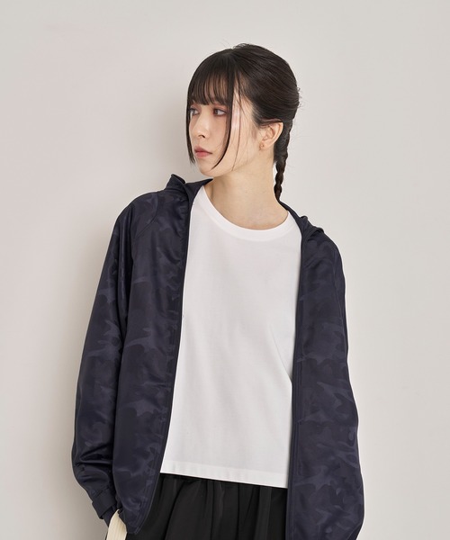 Nora Lily(ノラリリー)の「【Nora Lily】Shadow Camouflage Pattern Blouson(ナイロンジャケット・メンズ・カーキ/ホワイト/ネイビー・FREE)」の19枚目の写真